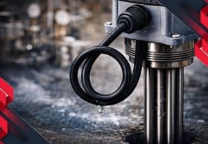 اجرای حلقه U شکل کابل برای محفاظت از المنت و جلوگیری از ورود آب به ترمینال